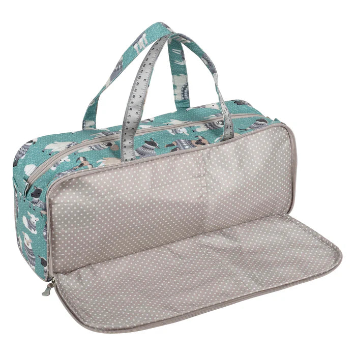 Sac de tricot avec compartiments pour aiguilles