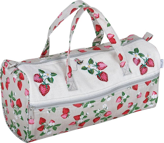 Sac de tricot imprimé et brodé