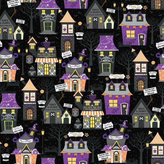 Tissus Halloween Hometown