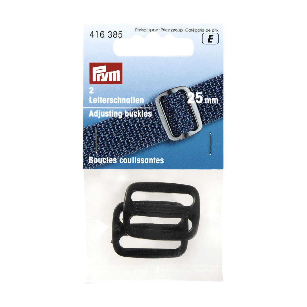 Boucle Coulissante Plastique Noir
