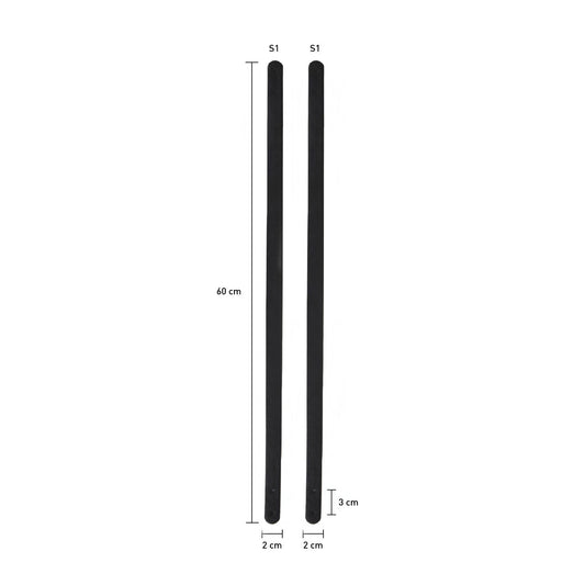 Anses de sac en similicuir 60 cm