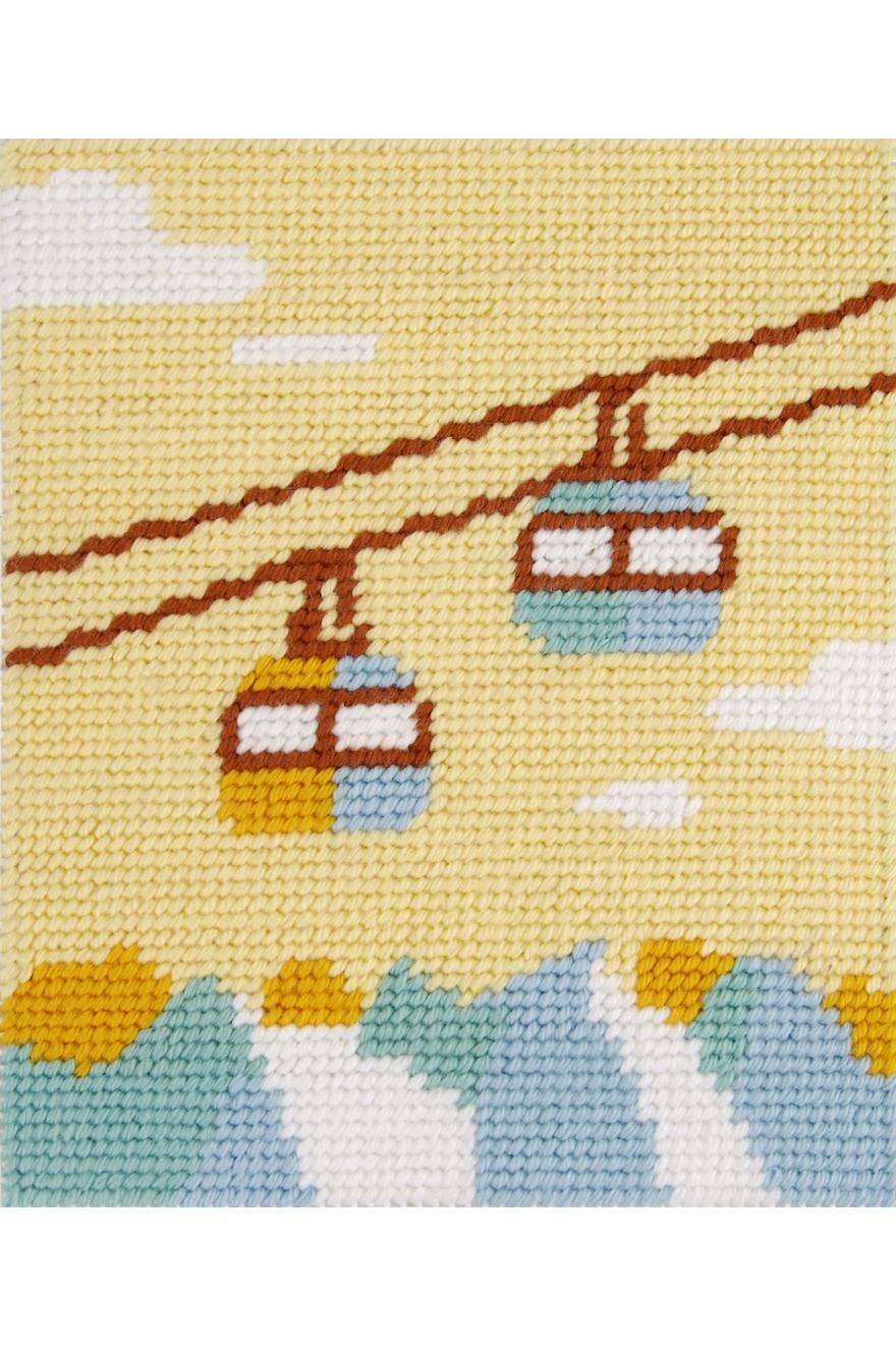 Kit tapisserie "Télécabine"