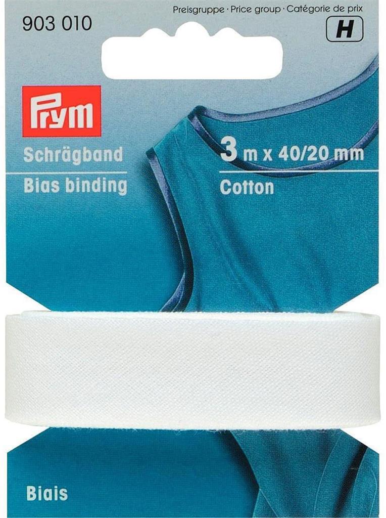 Biais Coton 40/20mm x 3m