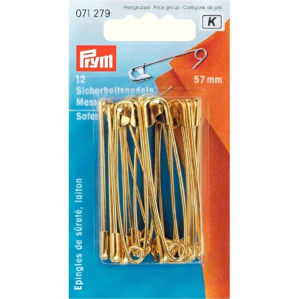 Épingles de sûreté doré