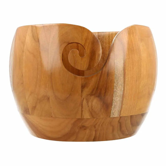 Bol à laine en bois naturel