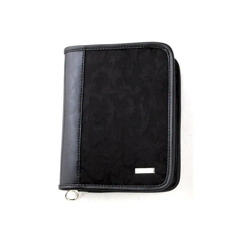 Trousse de rangement en tissu jacquard noir