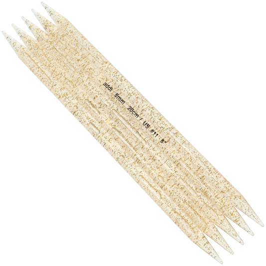Aiguilles de 5 aiguilles double pointe en plastique – 20 cm
