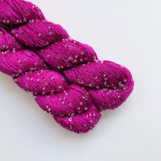 BEADED SILK + SEQUINS LIGHT