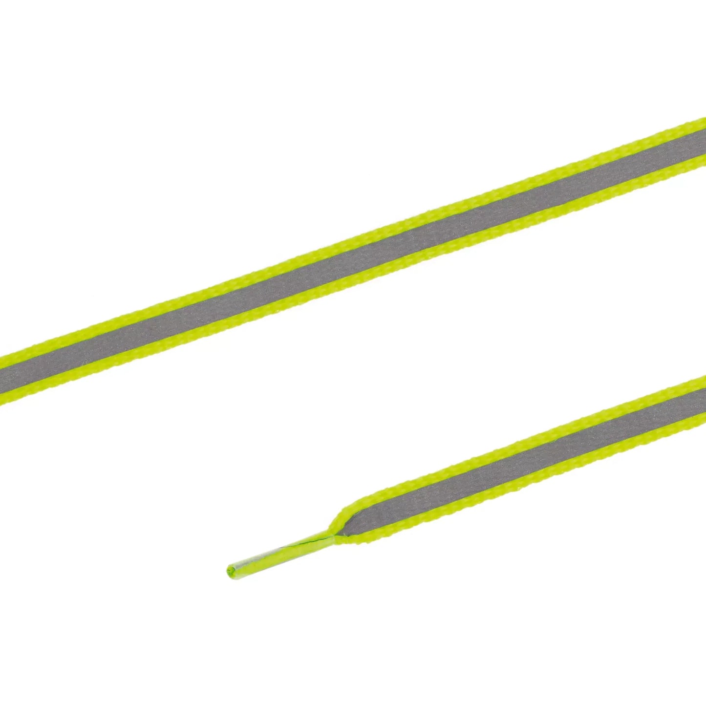 Lacets de chaussures plats réfléchissants