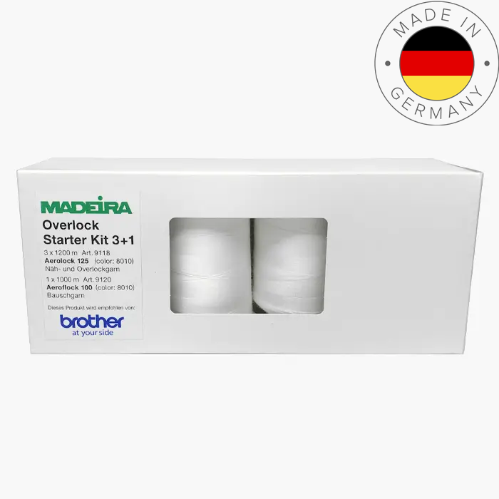 Lot de 4 cônes Madeira pour surjeteuse