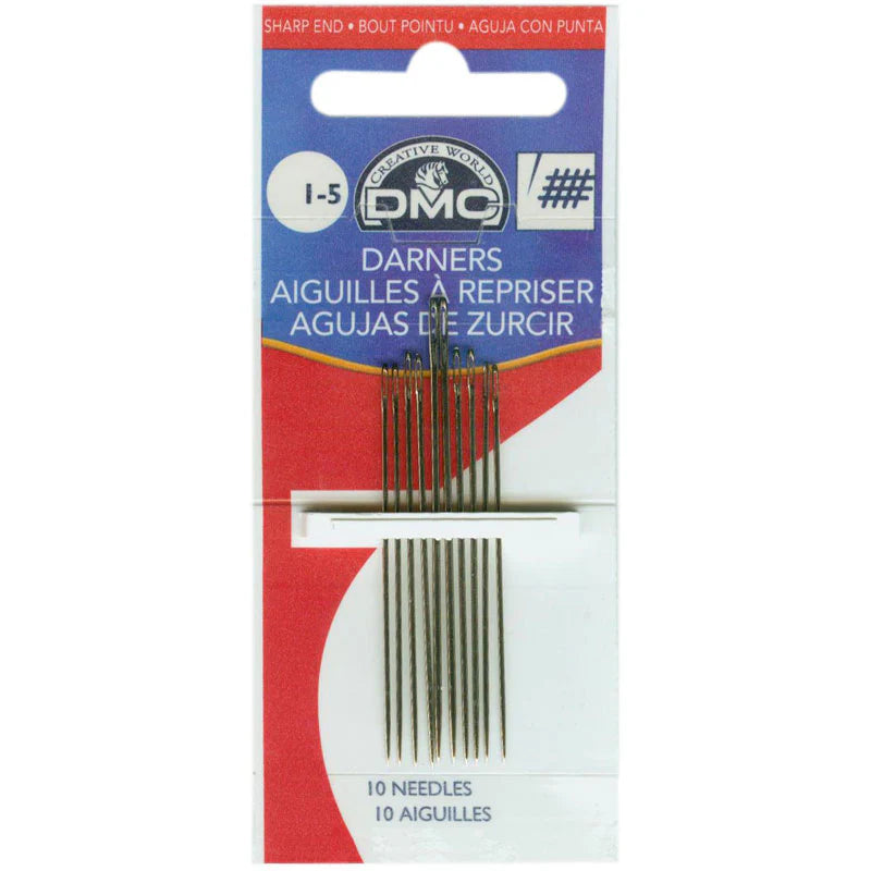 Aiguilles à repriser bout pointu