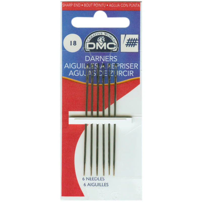 Aiguilles à repriser bout pointu