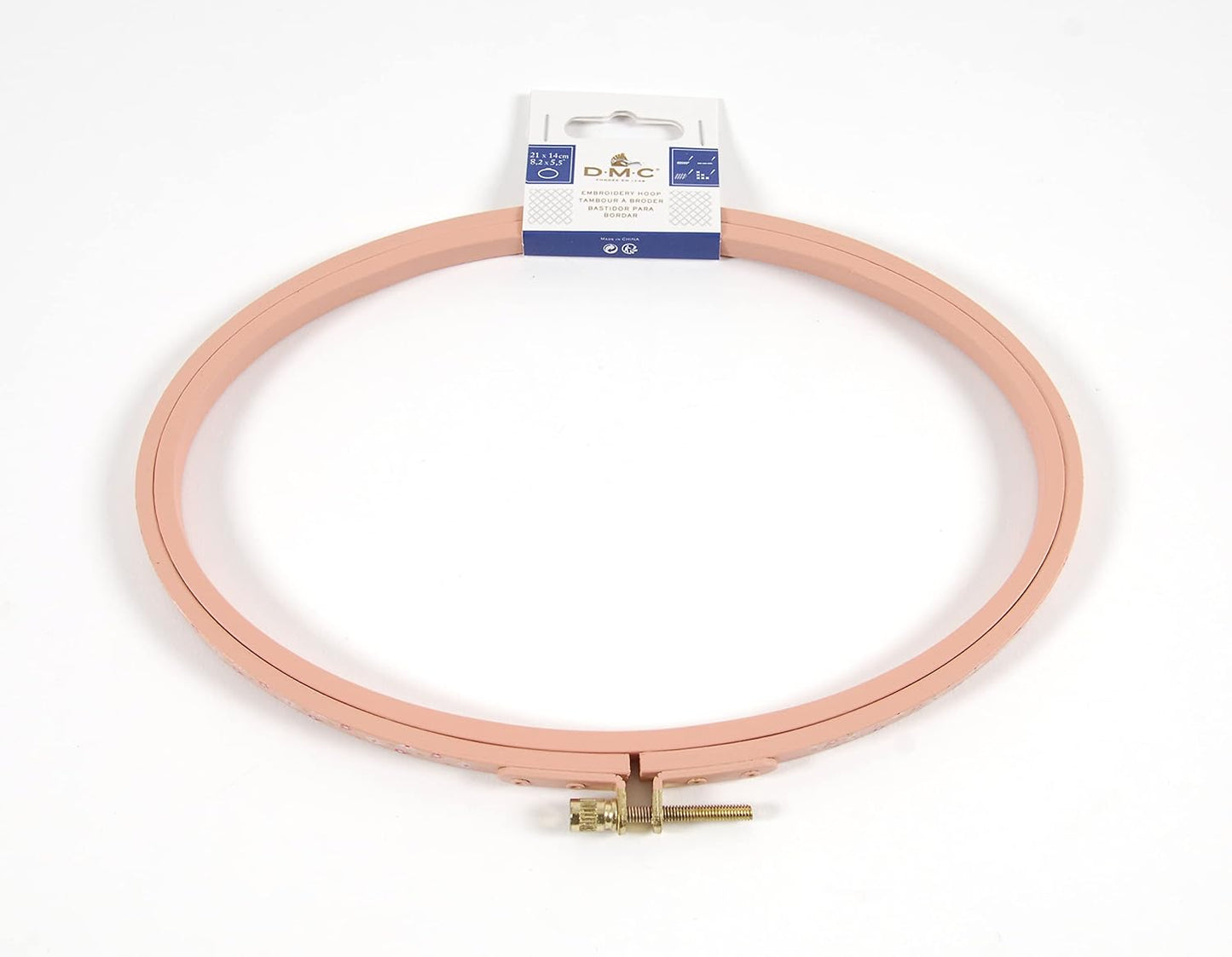 DMC Tambour A Broder Peint Oval 21 x 14 cm