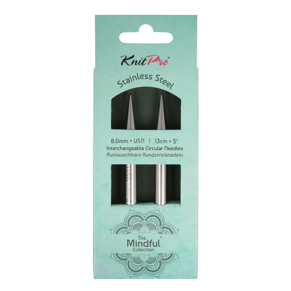 Aiguilles interchangeables de 13 cm en acier inoxydables Mindful