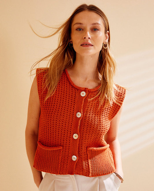 Modèle Gilet Femme Huberte