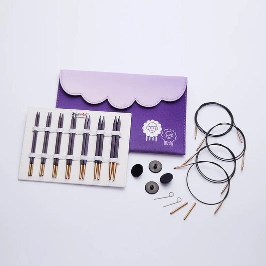 J'Adore Cubics Deluxe Interchangeable Circular Needle Set