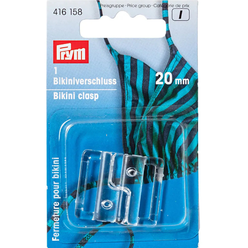 Clips pour bikinis et ceintures, transparent