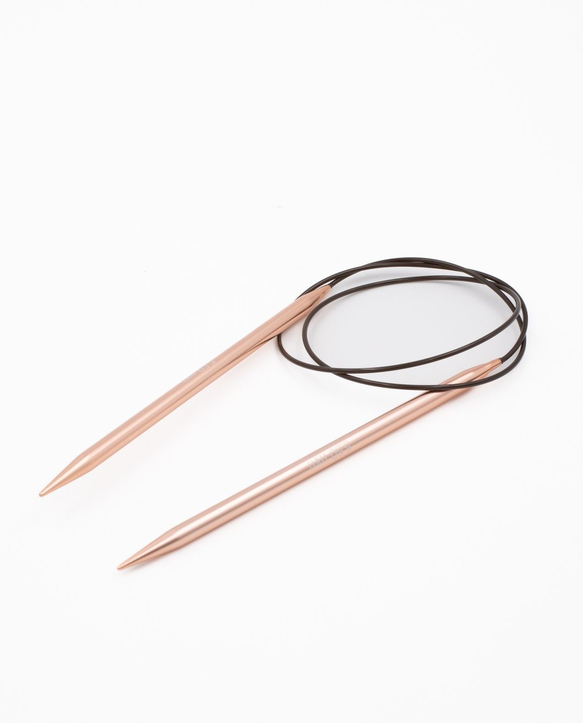 Aiguilles Circulaires 80cm Rose Gold