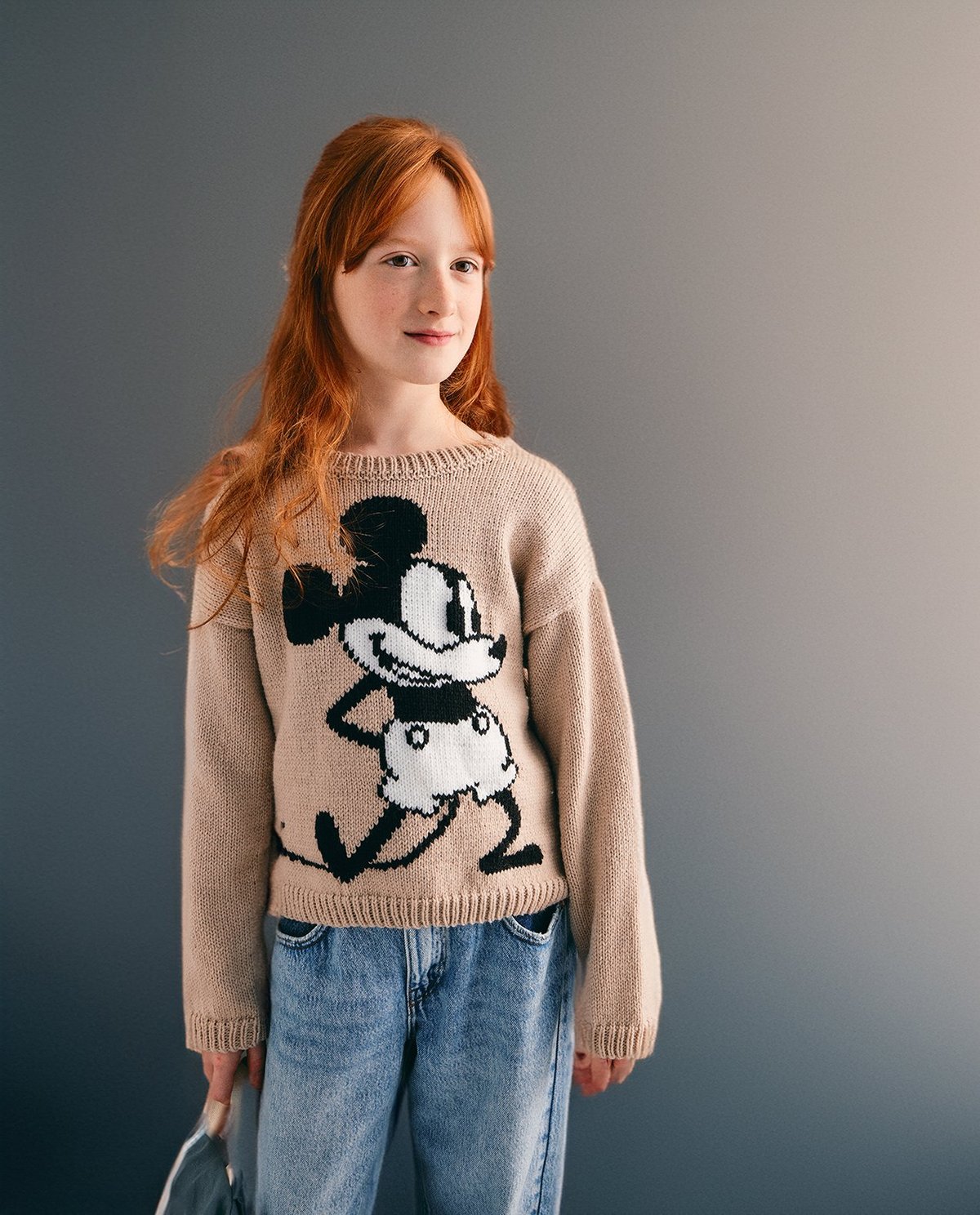 MODÈLE PULL FILLE MOUSE