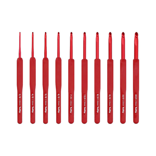Tulip Etimo Red Crochet Hook