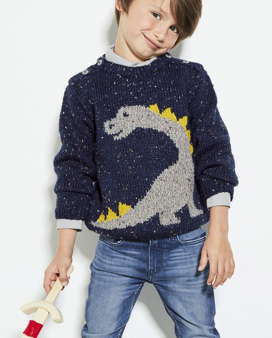 Modèle pull Dinosaures