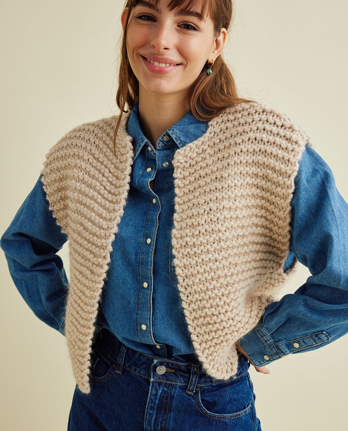 MODÈLE GILET SANS MANCHES MAYLINE