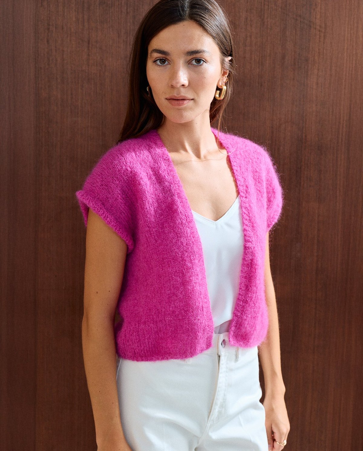MODÈLE GILET SANS MANCHES FEMME CHARLISE