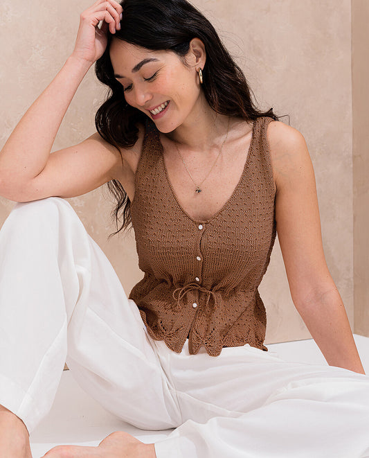 MODÈLE GILET FEMME LISON