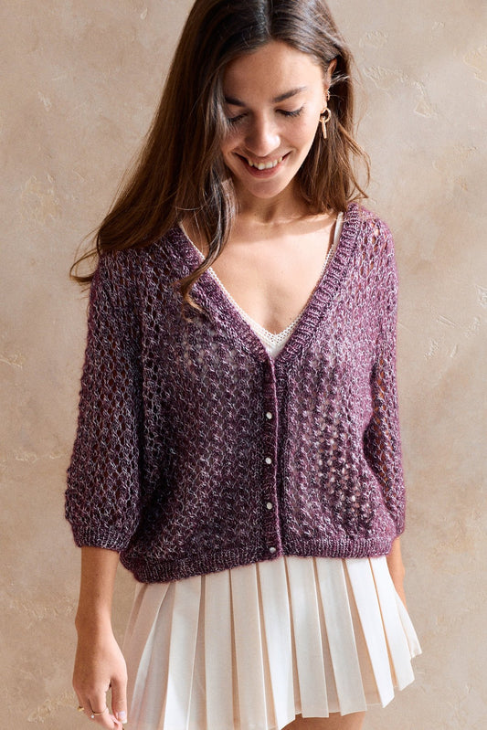 MODÈLE GILET CERISE