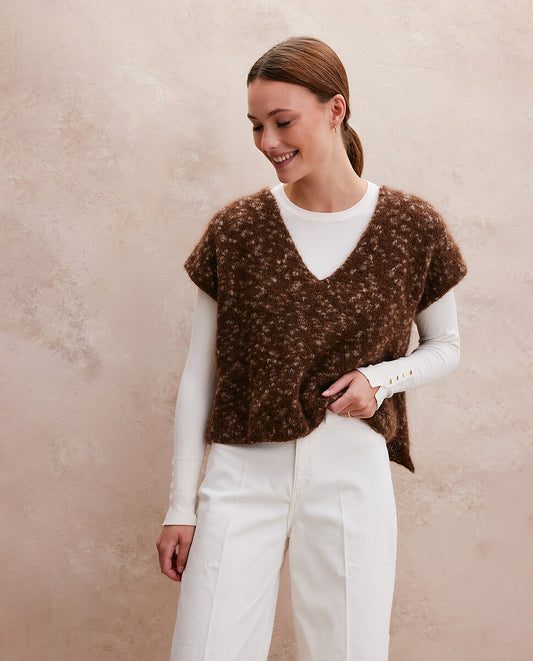 MODÈLE PULL SANS MANCHES VICTOR