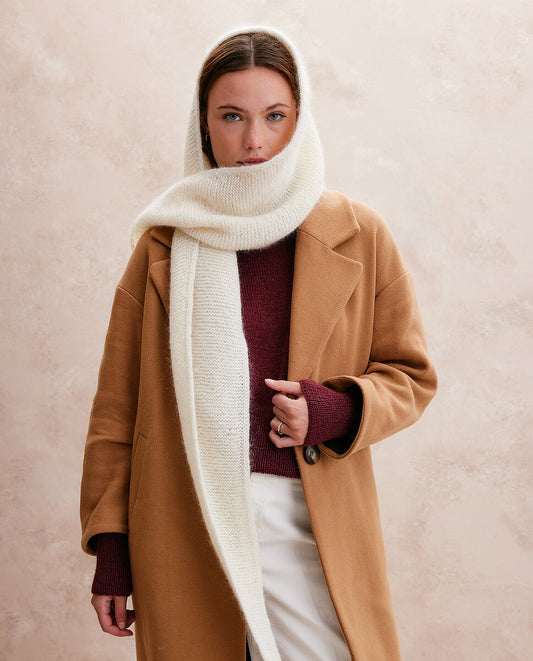 MODÈLE ECHARPE CAPUCHE VALENTINE