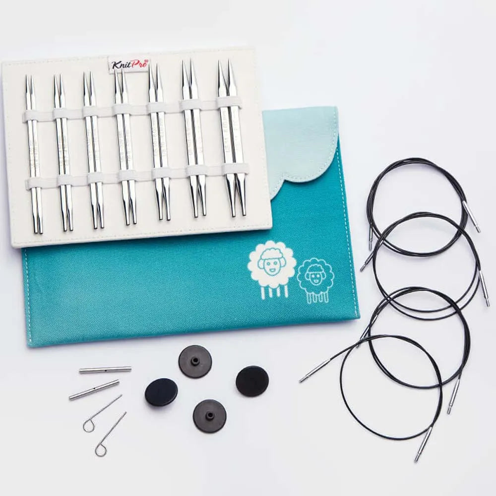 KnitPro Nova Cubics – Set Deluxe d’aiguilles interchangeables