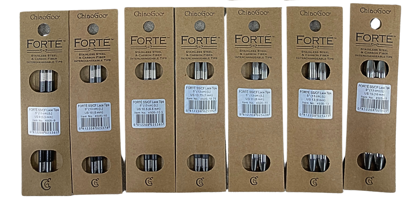 ChiaoGoo Forté Lace tips