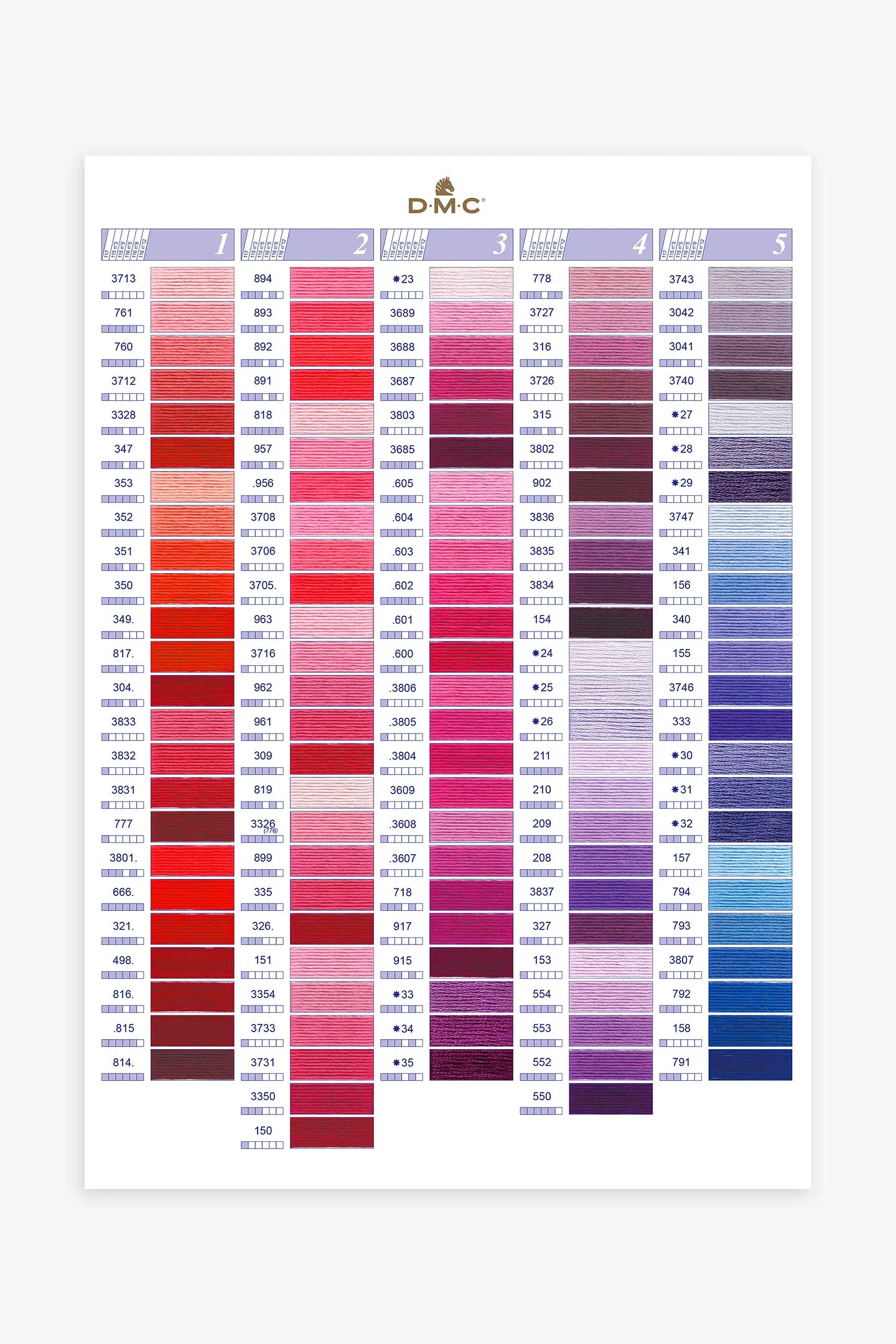 Nuancier Imprimé 500 Coloris Mouliné