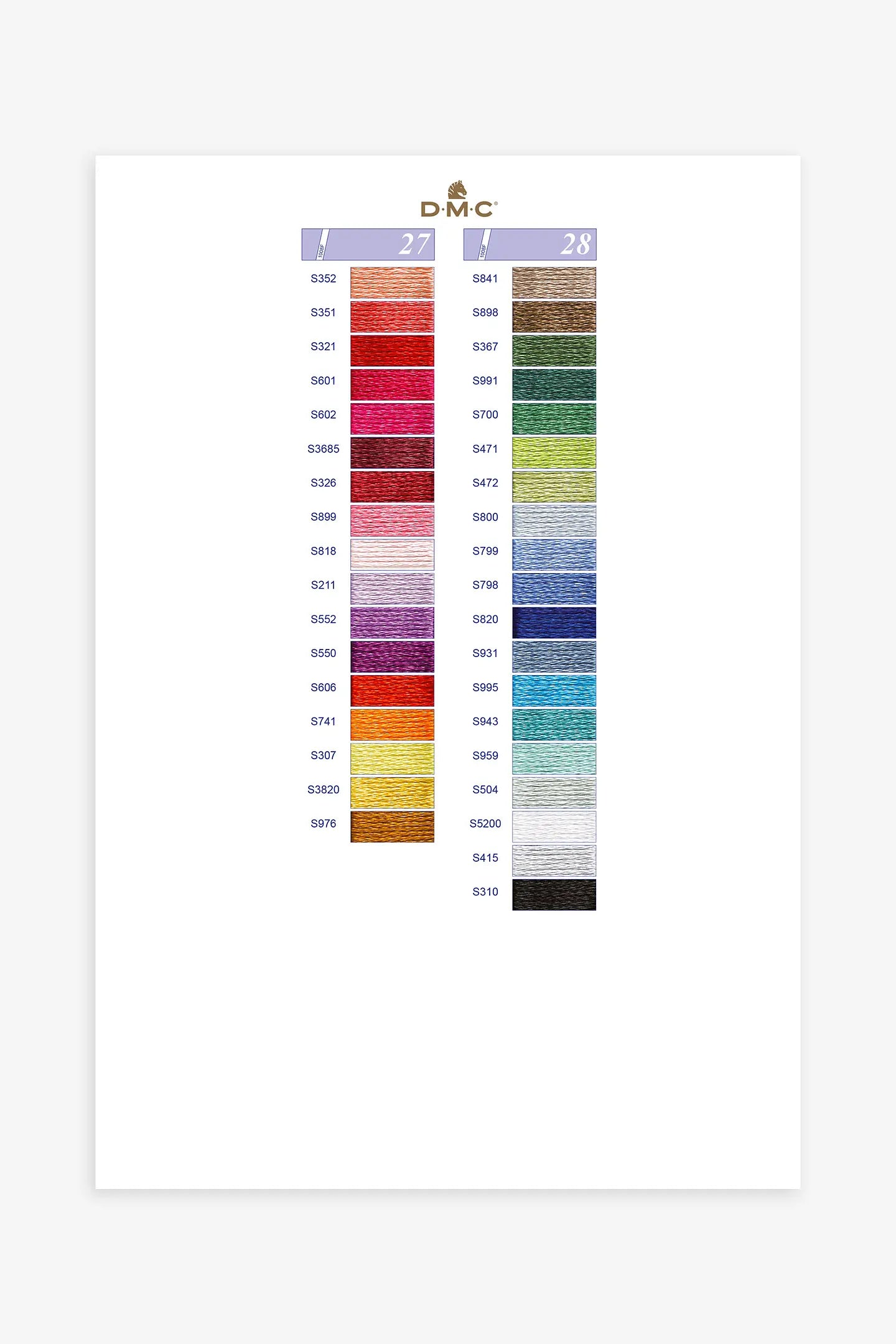 Nuancier Imprimé 500 Coloris Mouliné