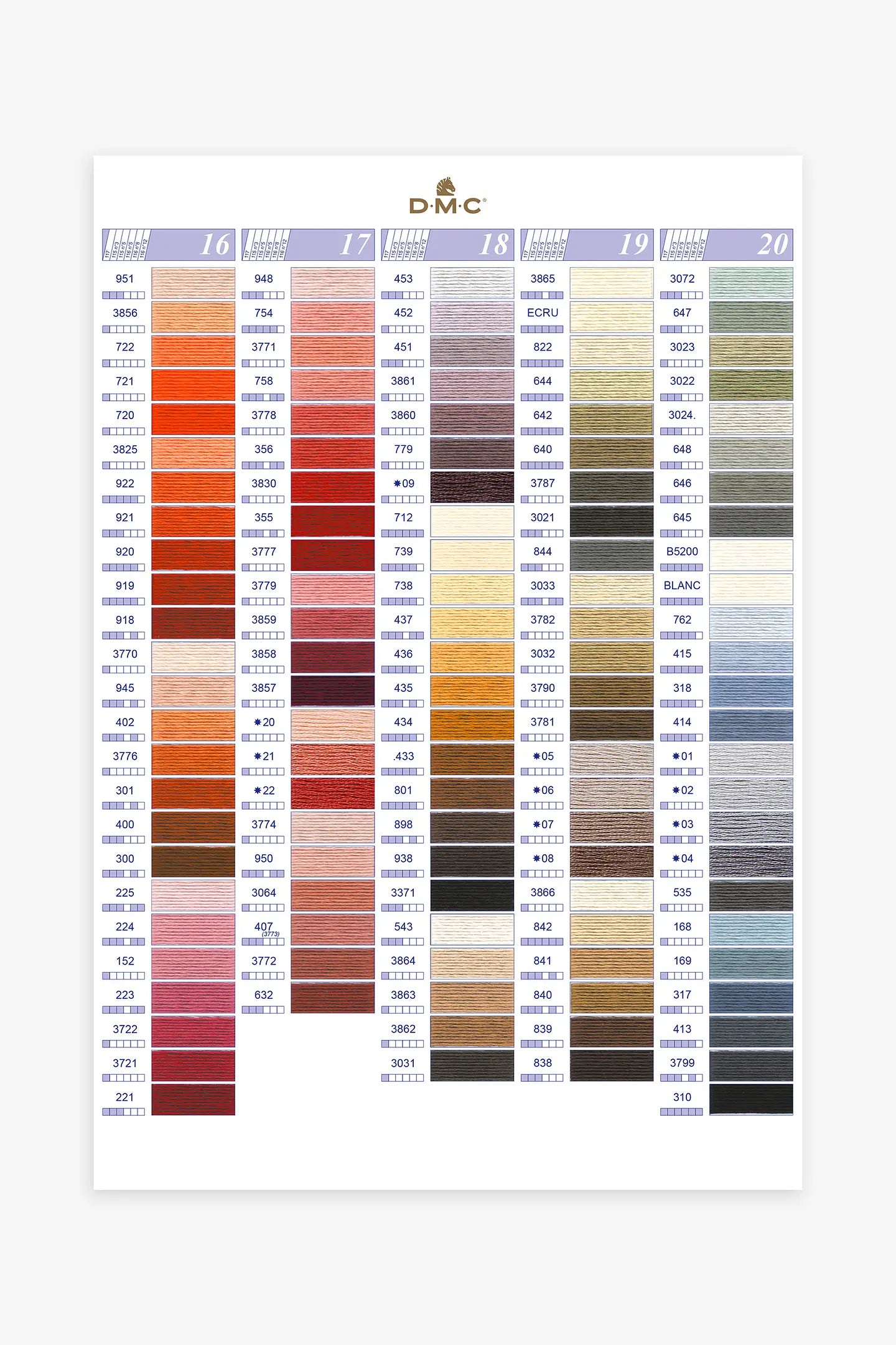 Nuancier Imprimé 500 Coloris Mouliné